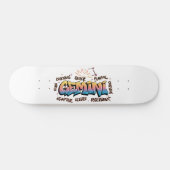 Skateboard Gemini Zodiac Graffiti (Horz)