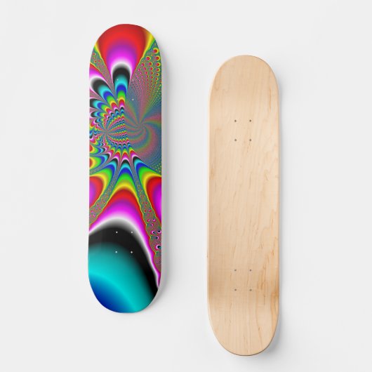 Skateboard Générateur arc-en-ciel - Fractal (Recto)