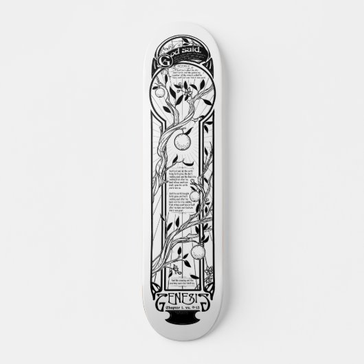 Skateboard Genèse : Plate-forme de patin du jour 3 (Devant)