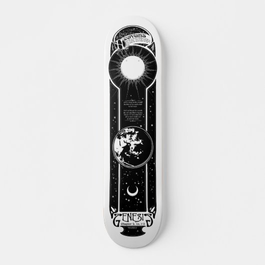 Skateboard Genèse : Plate-forme de patin du jour 7 (Devant)