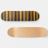 Skateboard Geometric Black Yellow (Horz)