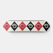 Skateboard Geometric Diamond Spiral (Horz)