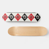 Skateboard Geometric Diamond Spiral (Horz)