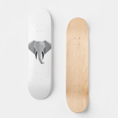 Skateboard Géométrie Tête d'éléphant (Recto)