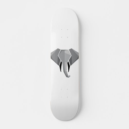 Skateboard Géométrie Tête d'éléphant (Devant)