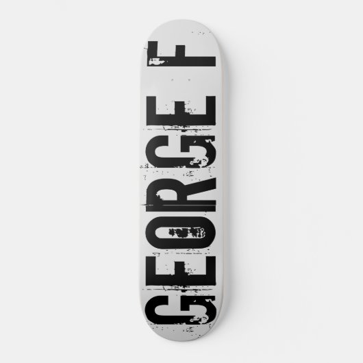 Skateboard GEORGE F Planche à roulettes (Recto)