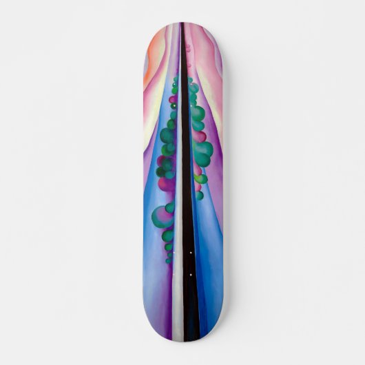 Skateboard Georgia O'Keeffe, Lake George Reflection (1921) (Devant)