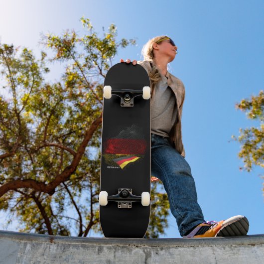 Skateboard Germany flag (Extérieur 1)