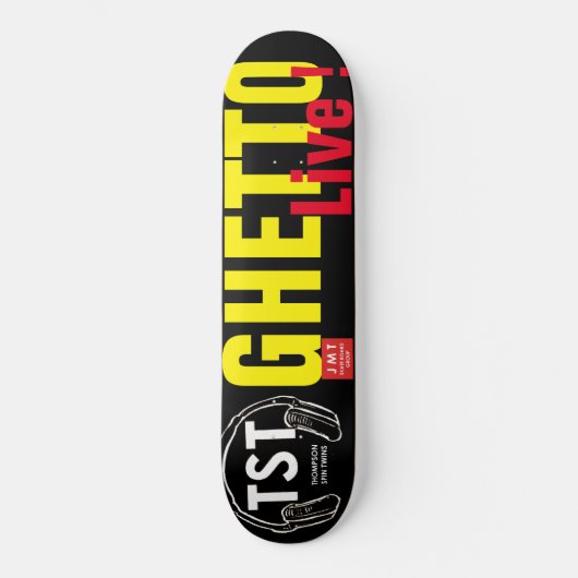 SKATEBOARD GHETTO LIVE SKATEBOARDS / JMT (Recto)