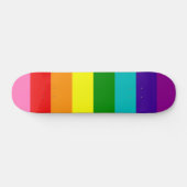Skateboard Gilbert Baker Pride Drapeau Répéter Rainbow Stripe (Horz)
