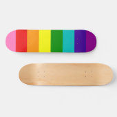 Skateboard Gilbert Baker Pride Drapeau Répéter Rainbow Stripe (Horz)