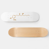 Skateboard Gingerol Molecule formule chimique (Horz)