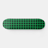 Skateboard Ginham vert et noir (Horz)