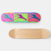 Skateboard Girafe de marche de Popart d'art de bruit (Horz)
