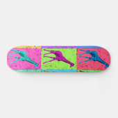 Skateboard Girafe de marche de Popart d'art de bruit (Horz)