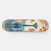 Skateboard Girafes Illustrations Mignonnes (Horz)
