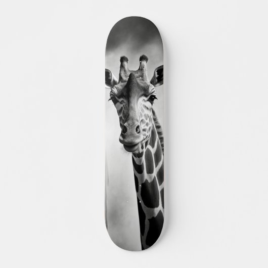 Skateboard Giraffe dans une cityscape (Devant)