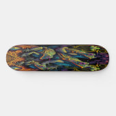 Skateboard Girl Frog Retro Style (Horz)
