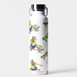 Skateboard Girl Waterfles