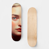 Skateboard Girl with blue eyes (Recto)