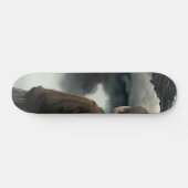 Skateboard Girl with clouds (Horz)