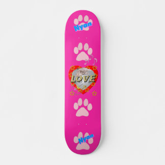 Skateboard Girls Star ♡ LOVE Nyan Pink