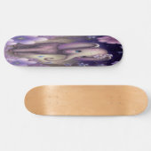 Skateboard Girly doux bébé violet éléphant (Horz)