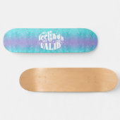 Skateboard Girly Glitter Mermaid Wording (Horizontaal)