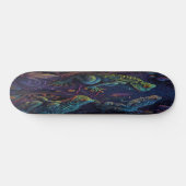 Skateboard Girly mignonne Purple Gold Grenouilles  (Horz)