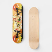 Skateboard Girly moderne skateboarder, fille anime tendance (Recto)