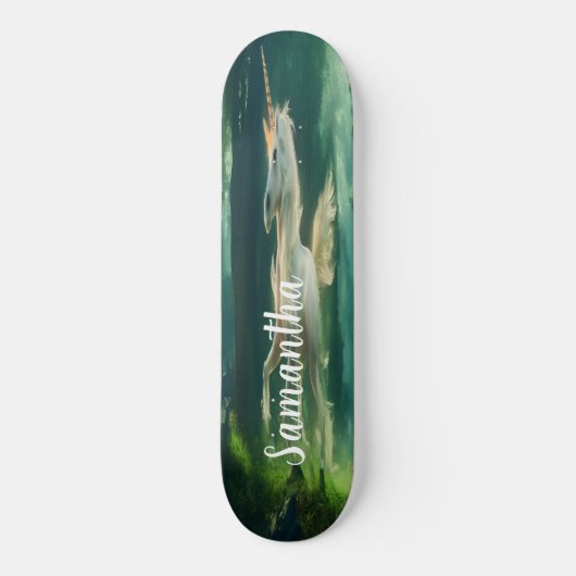 Skateboard Girly Old White Unicor (Voorkant)