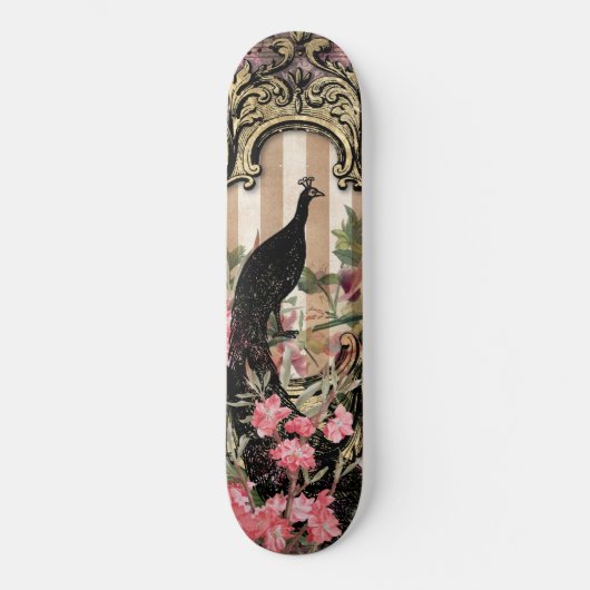 Skateboard Girly Peacock Pink Imaginaire (Recto)