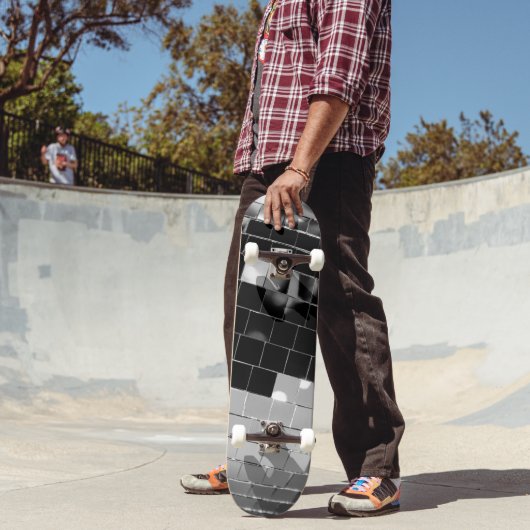 Skateboard Glam à bille Disco Rétro #1 #retro #wall #art (Extérieur 2)