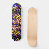 Skateboard-Glas in lood-Louis Tiffany 1 Skateboard (Voorkant)