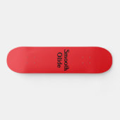 Skateboard Glisse Douce Rouge (Horz)