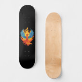 Skateboard Glowing mythological Fantasy Phoenix Bird (Recto)