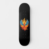 Skateboard Glowing mythological Fantasy Phoenix Bird (Recto)
