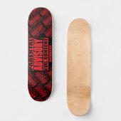 Skateboard Goatamentise Parental Advisory Contenu mal (Recto)