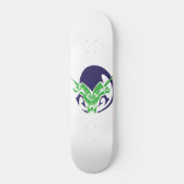 Skateboard Goblin vert (Recto)