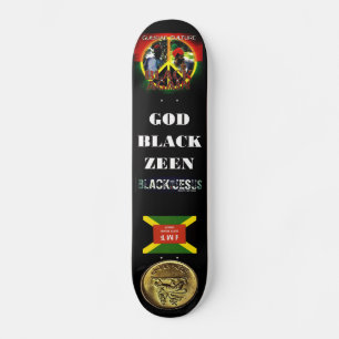 Skateboard GOD BLACK ZEEN Planche à roulettes