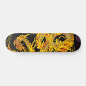 Skateboard Gold Chinese Empereur Dragon Element Custom Pro (Horz)