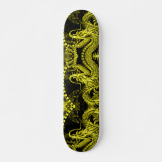 Skateboard Gold Dragon Element Custom Pro Park Board