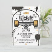 Skateboard Gold Kaart (Staand voorkant)