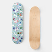 Skateboard Gold Magic Star Rainbow Unicorn (Recto)
