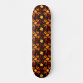 Skateboard Gold Modern Boho Elegant Abstract Art Pattern #506 (Recto)