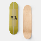 Skateboard Gold personnalisé (Recto)