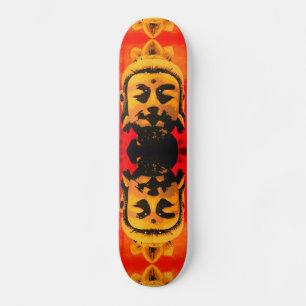Skateboard Golden Buddha Head skboard