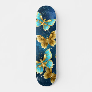 Skateboard Golden butterflies