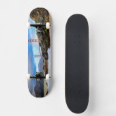 Skateboard Golden gate bridge au coucher du soleil (Recto)