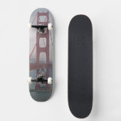 Skateboard Golden gate bridge en brume (Recto)